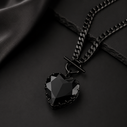 Herz-Halskette für Paare | Kette & Choker in einem